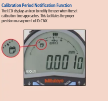 Mitutoyo 543-732B (0.01mm/0.001mm) ABSOLUTE Digital Indicator ID-CX Flat Back 0-50mm (0-2″) 3/8" Stem